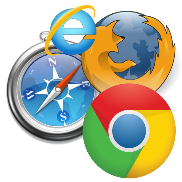 Web browser icons