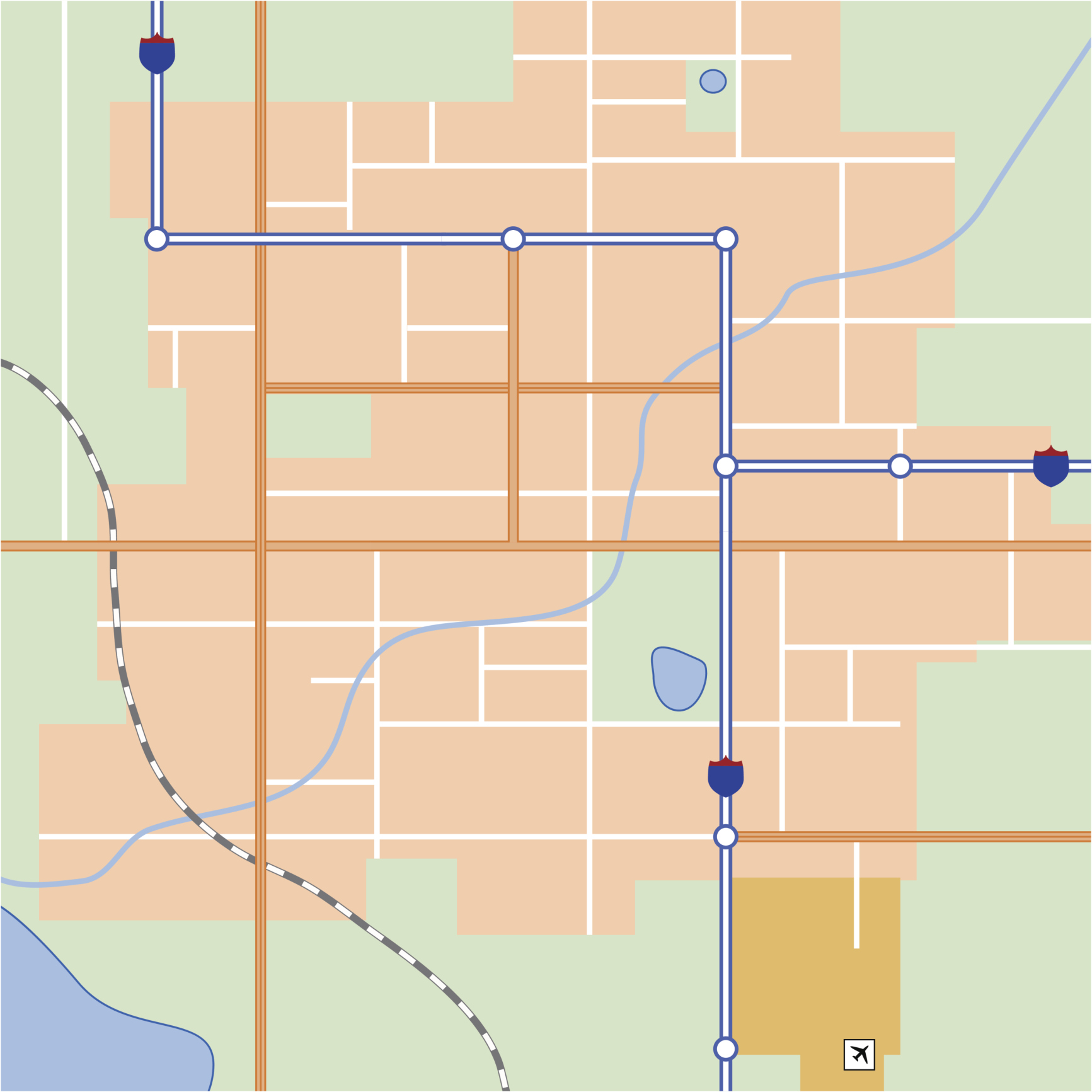 Example Street Map