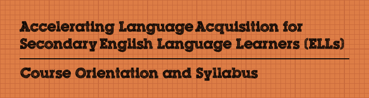 Accelerating Language Acquisition for Secondary English Language ...